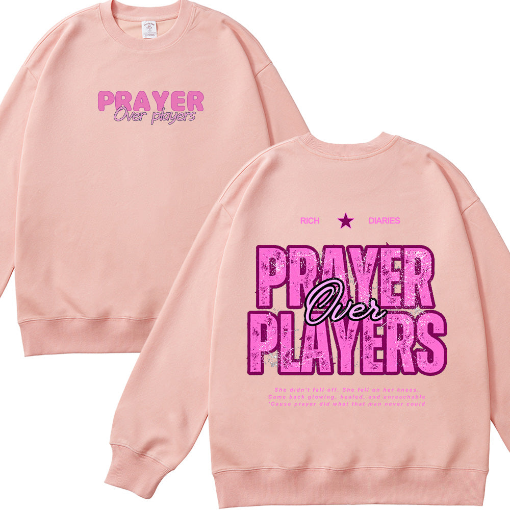 Prayer Over Players Unisex Cotton Sweatshirt