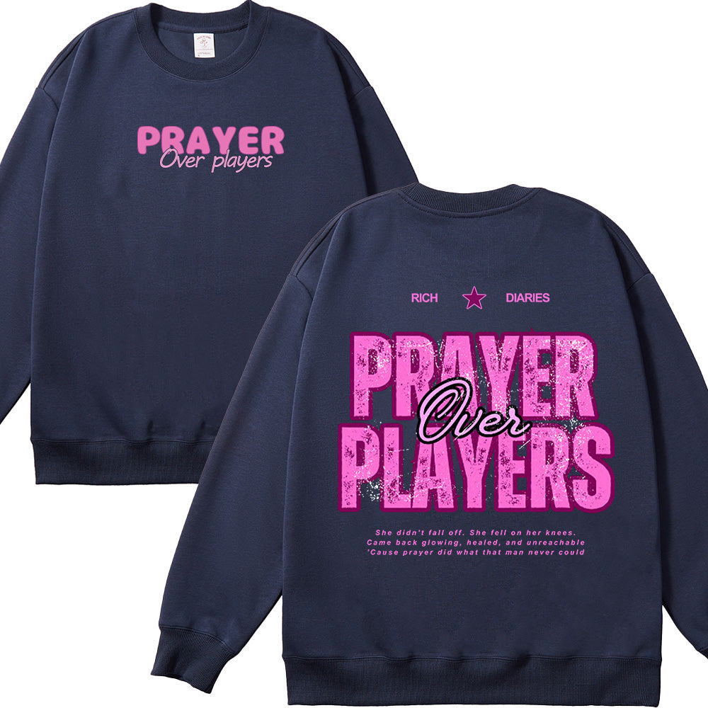 Prayer Over Players Unisex Cotton Sweatshirt