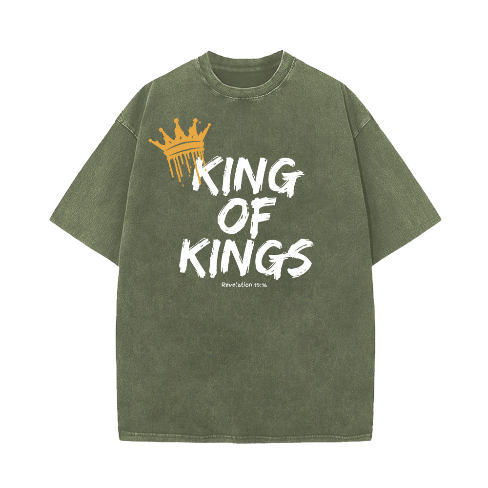 King Of Kings Unisex Washed T-Shirt