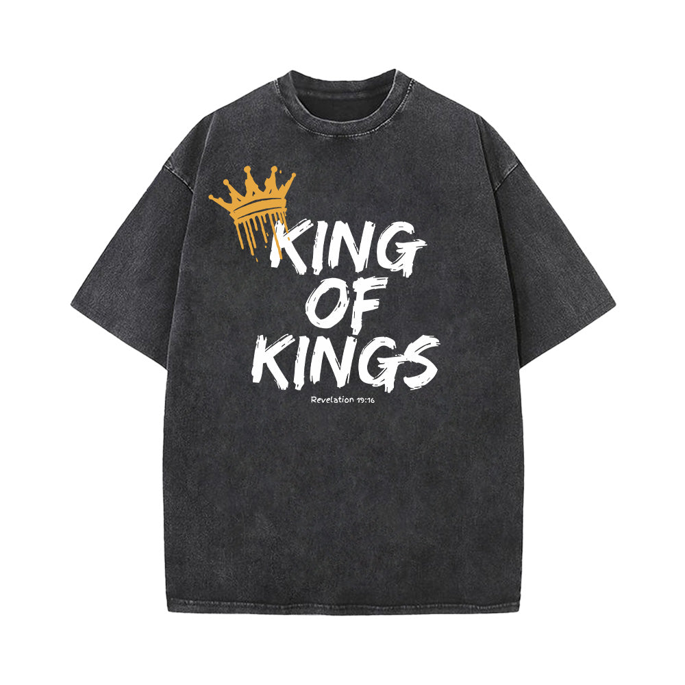 King Of Kings Unisex Washed T-Shirt