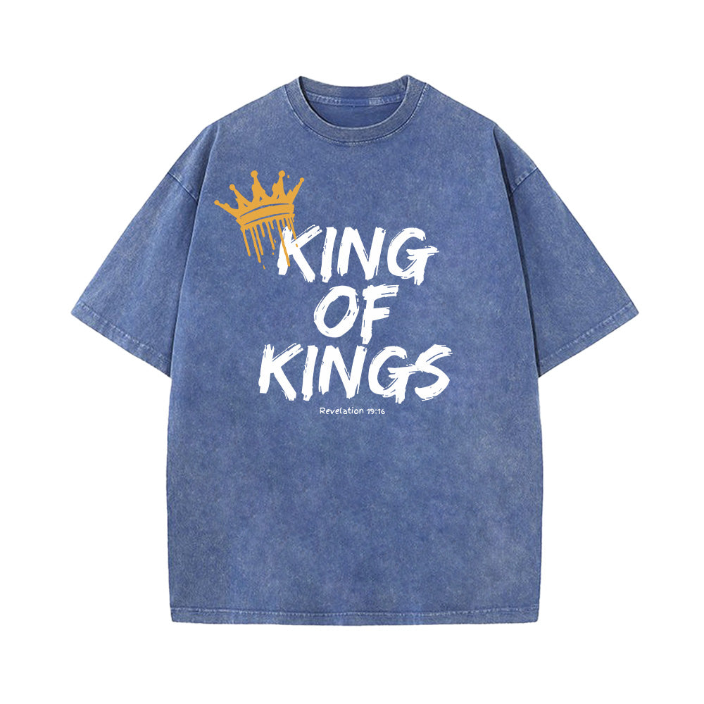 King Of Kings Unisex Washed T-Shirt
