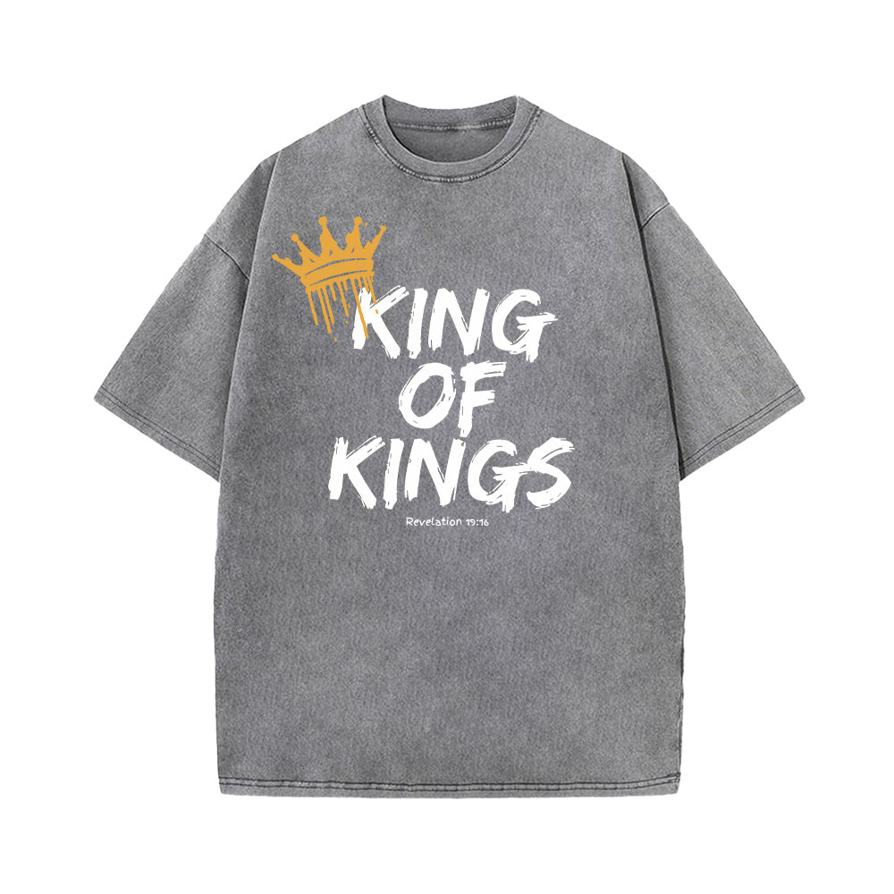 King Of Kings Unisex Washed T-Shirt