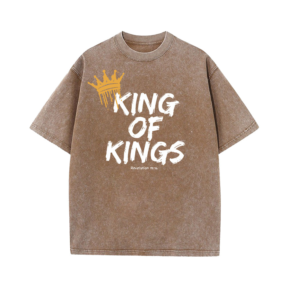 King Of Kings Unisex Washed T-Shirt