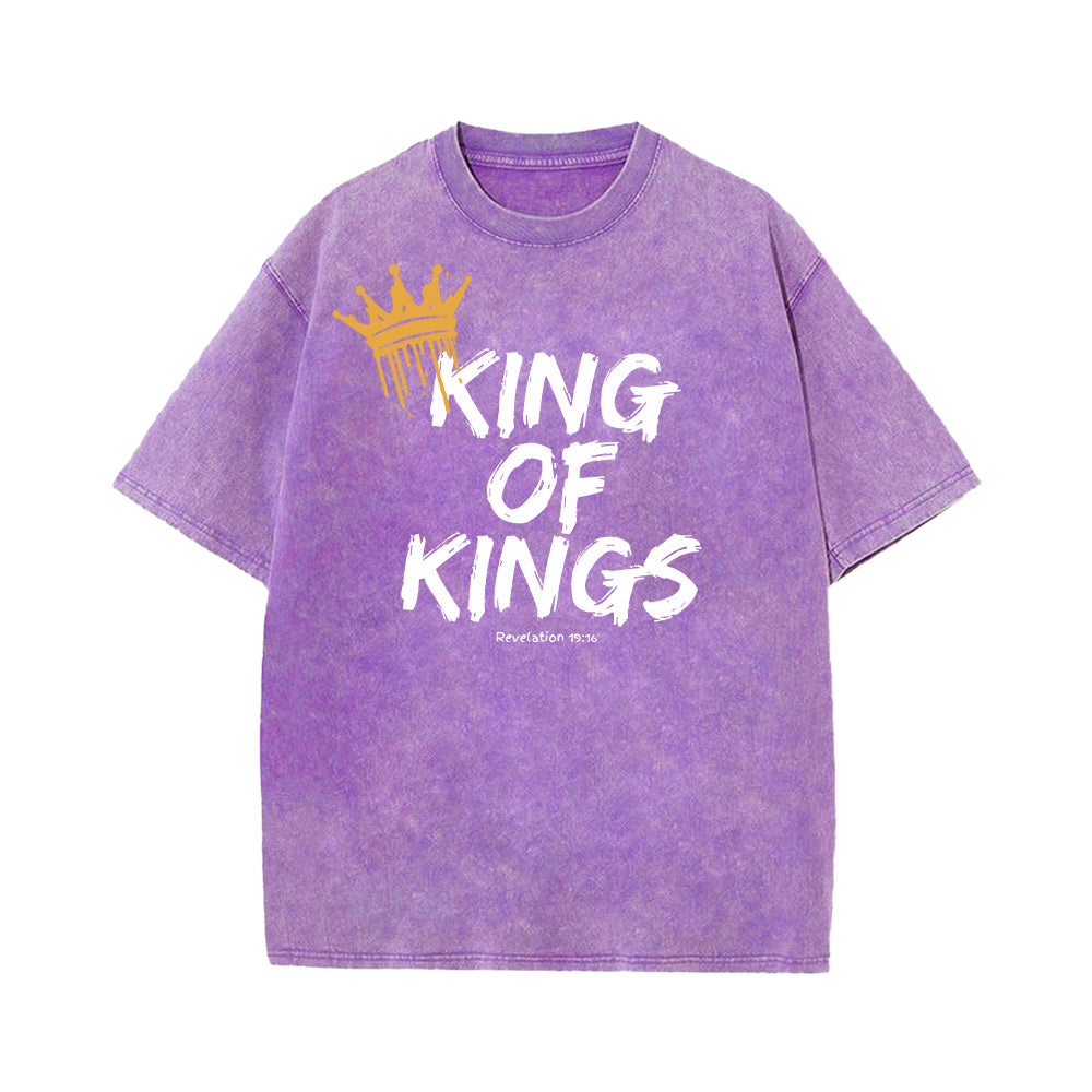 King Of Kings Unisex Washed T-Shirt