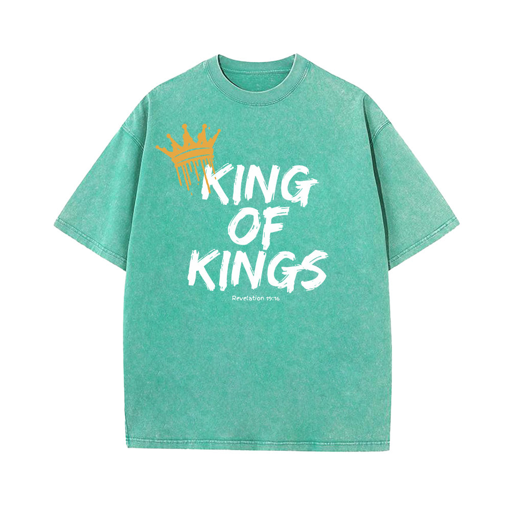 King Of Kings Unisex Washed T-Shirt