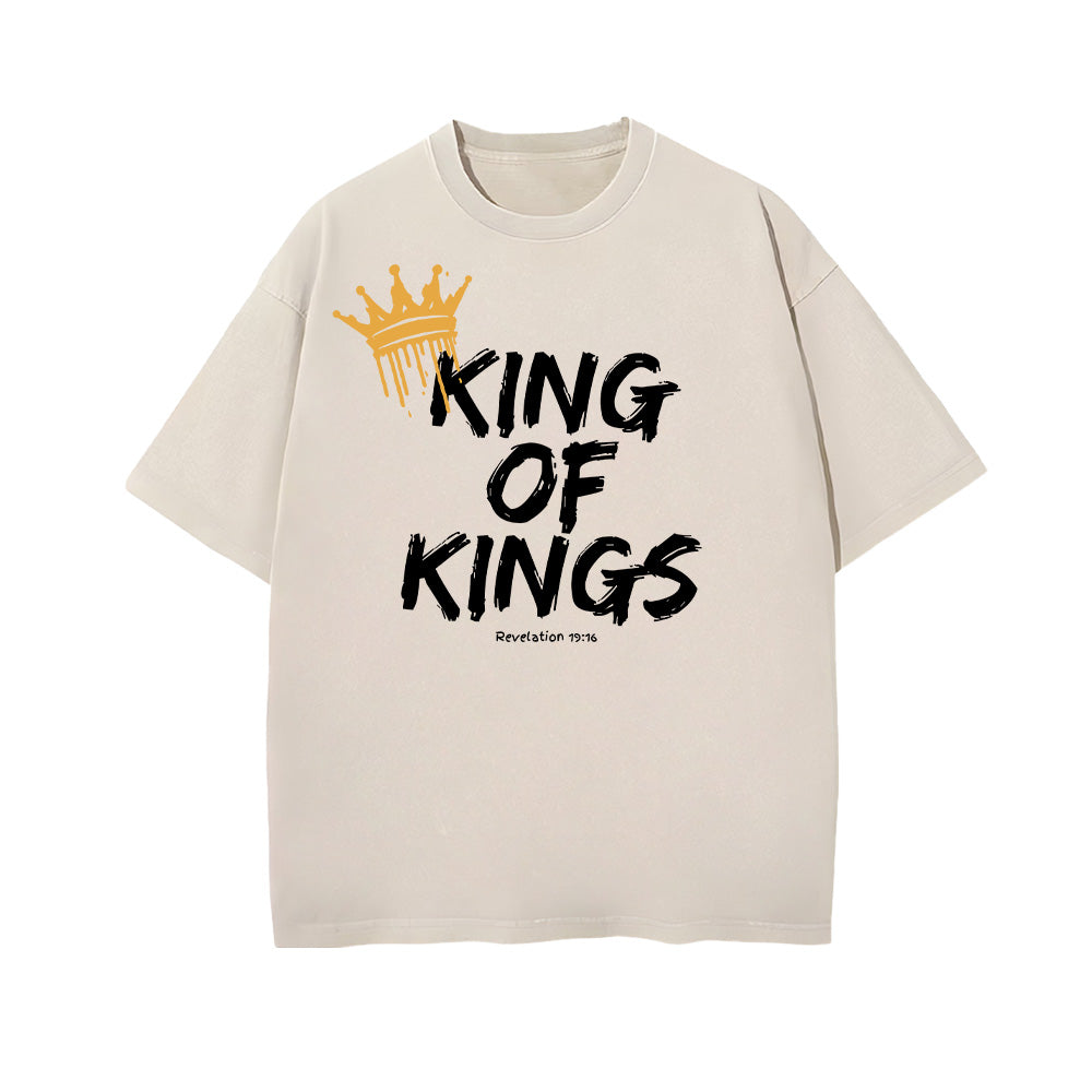 King Of Kings Unisex Washed T-Shirt