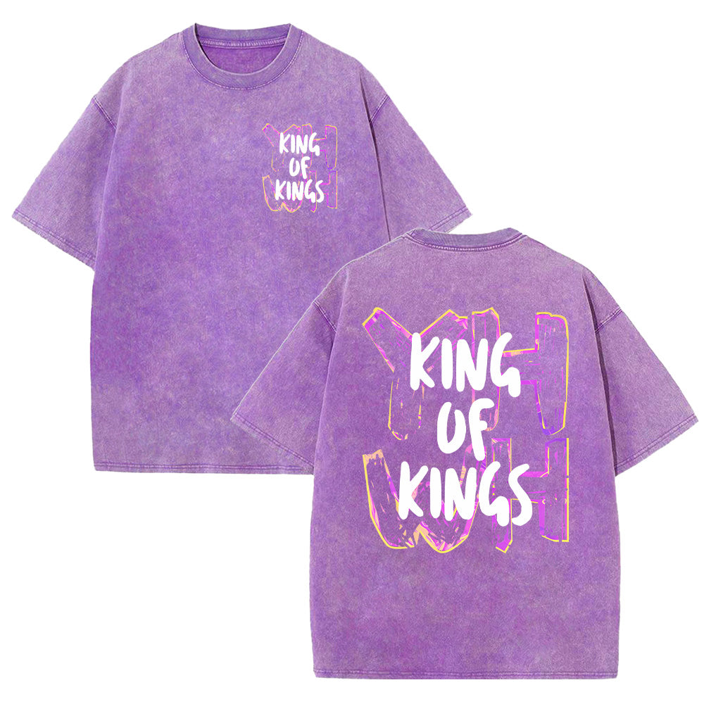 YHWH King of Kings Unisex Washed T-Shirt