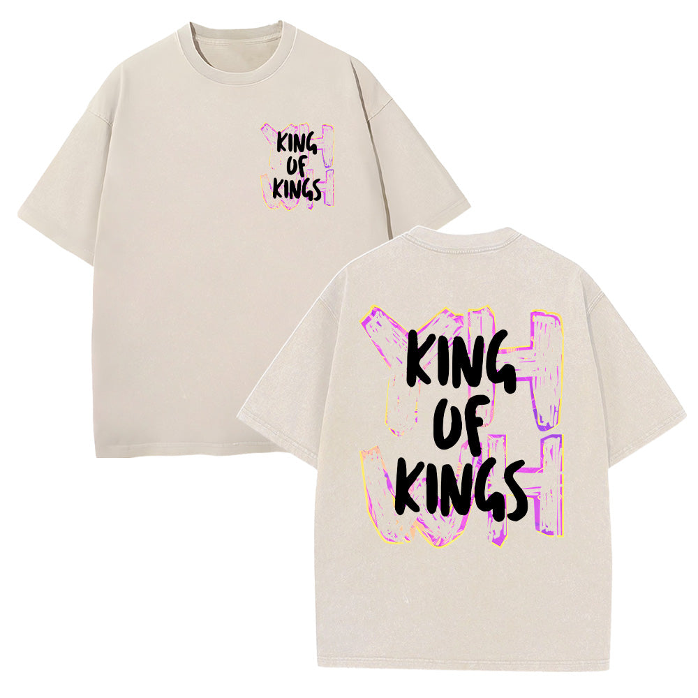 YHWH King of Kings Unisex Washed T-Shirt