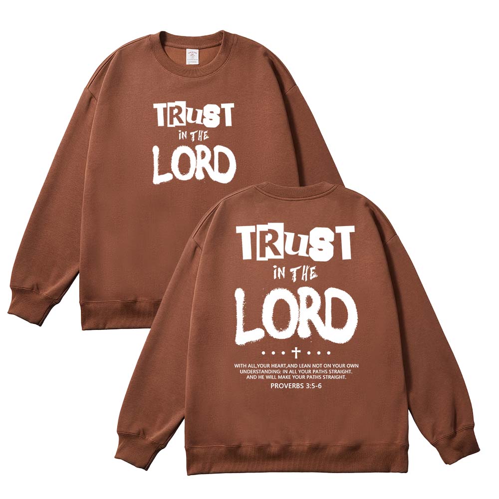 Trust in the Lord Unisex Cotton Sweatshirt