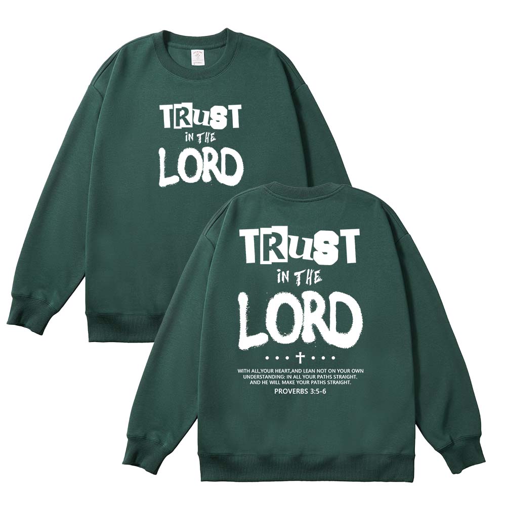 Trust in the Lord Unisex Cotton Sweatshirt
