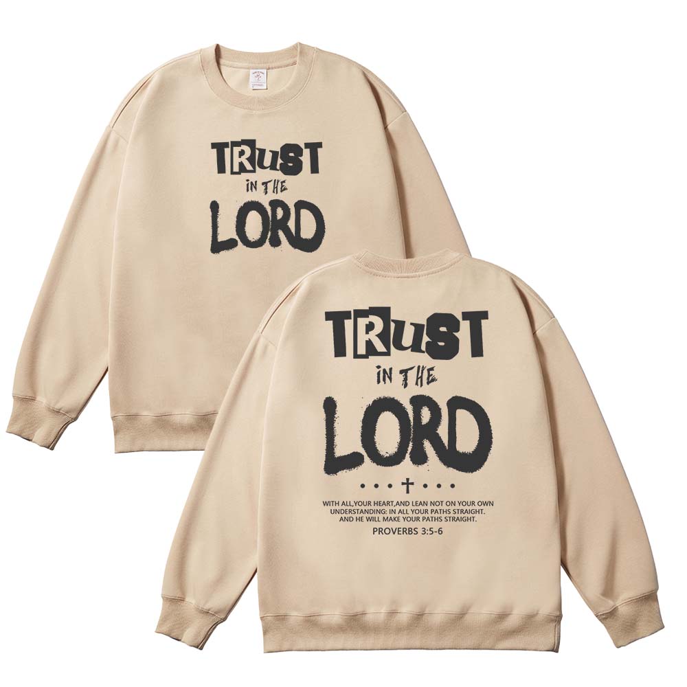 Trust in the Lord Unisex Cotton Sweatshirt