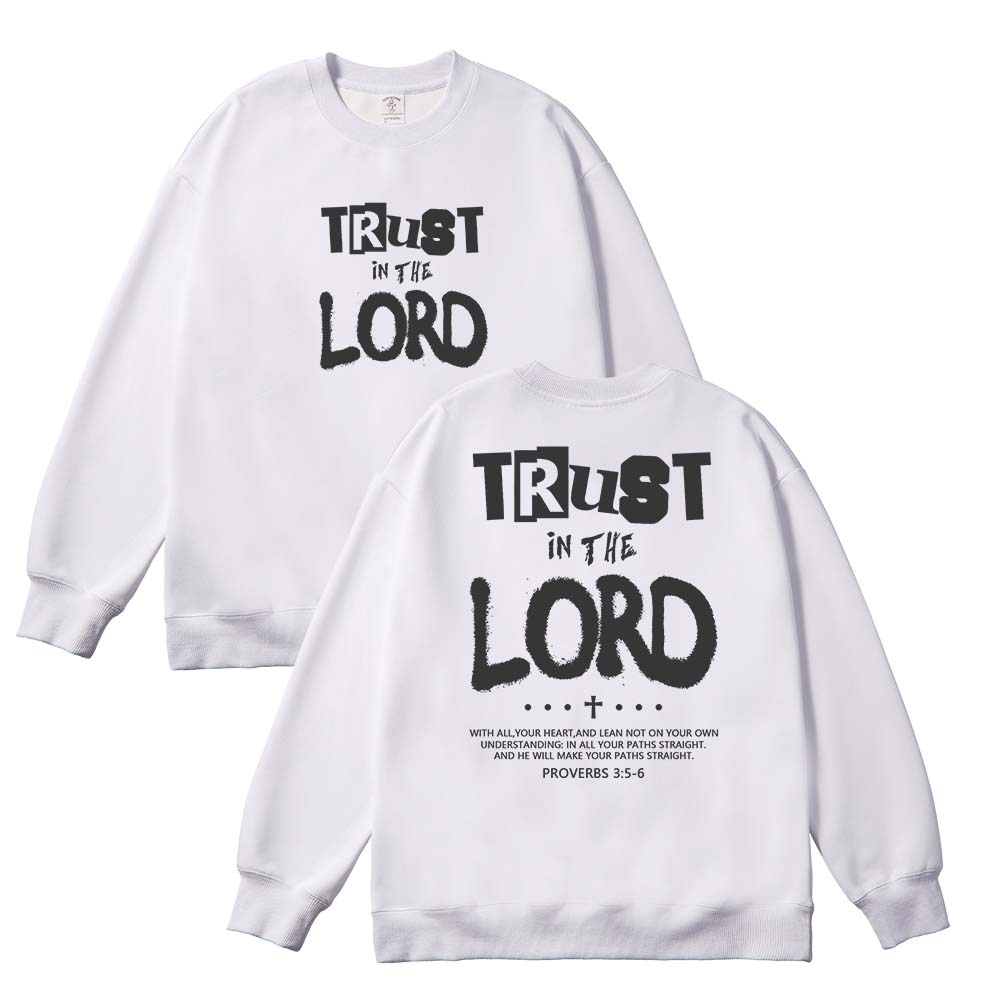 Trust in the Lord Unisex Cotton Sweatshirt