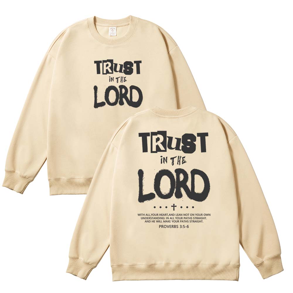 Trust in the Lord Unisex Cotton Sweatshirt