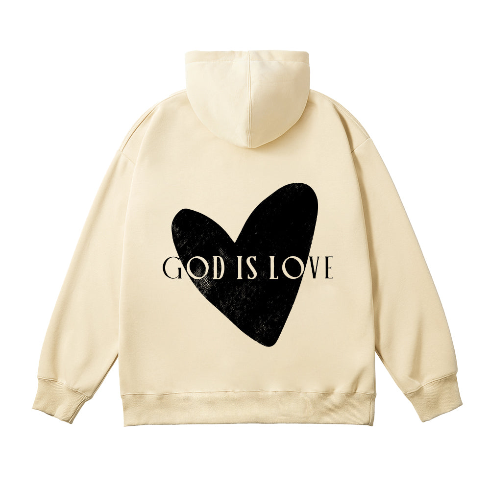 God is Love Unisex Cotton Hoodie