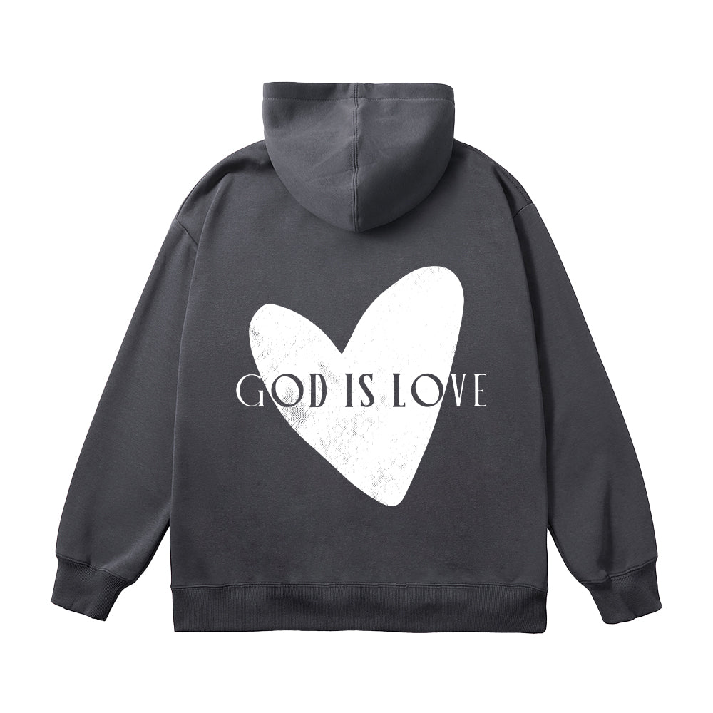 God is Love Unisex Cotton Hoodie