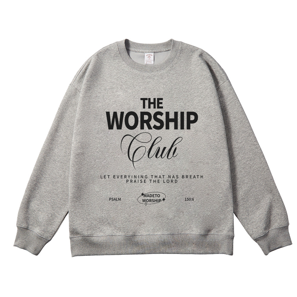 The Worship Psalm 150:6 Unisex Cotton Sweatshirt