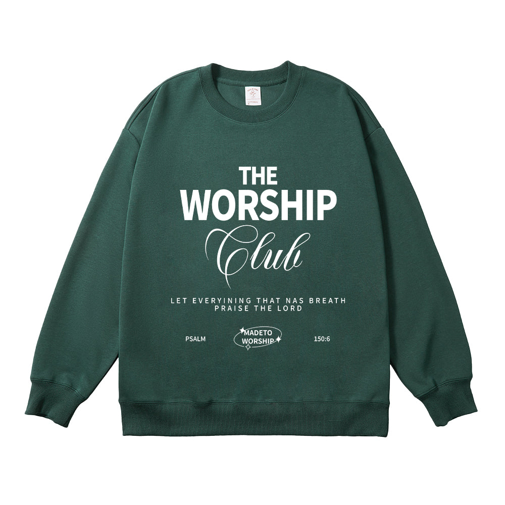 The Worship Psalm 150:6 Unisex Cotton Sweatshirt