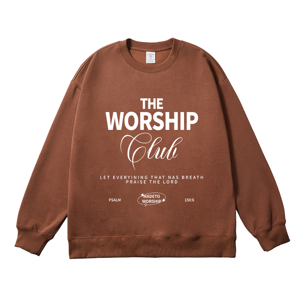 The Worship Psalm 150:6 Unisex Cotton Sweatshirt