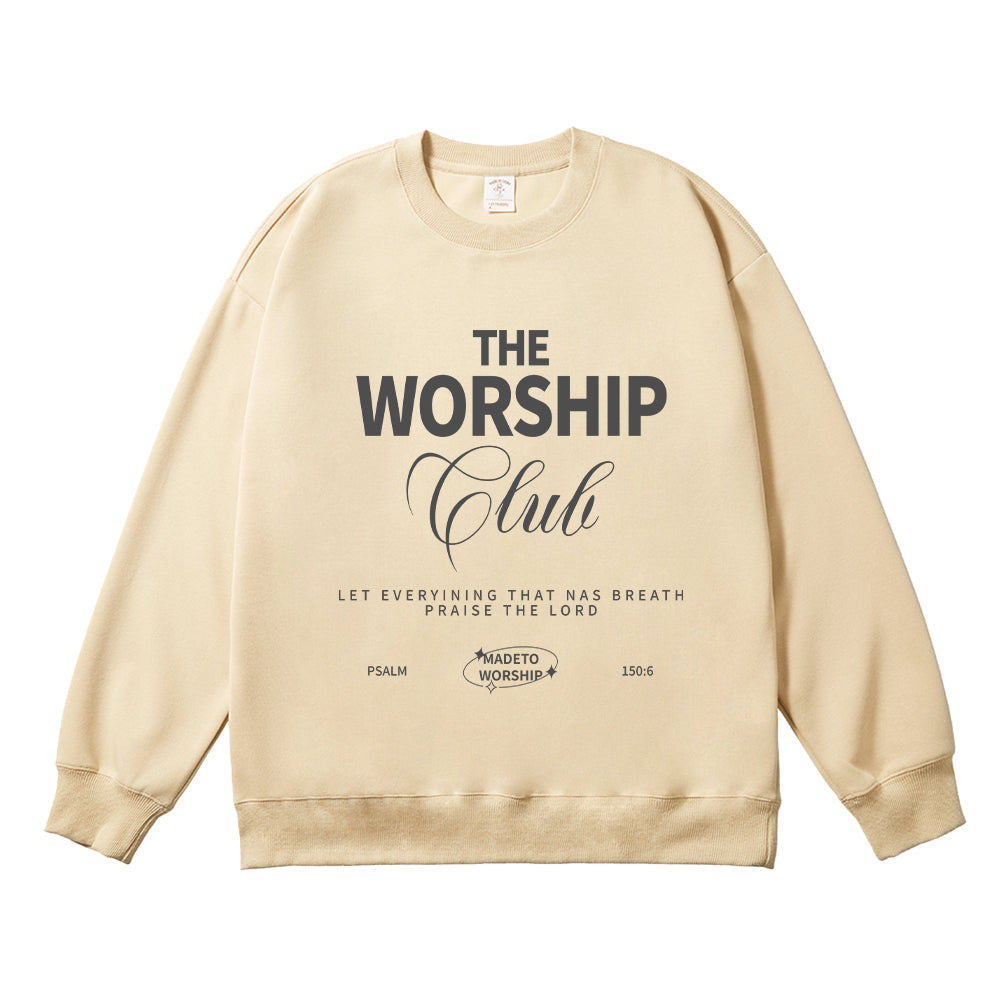 The Worship Psalm 150:6 Unisex Cotton Sweatshirt