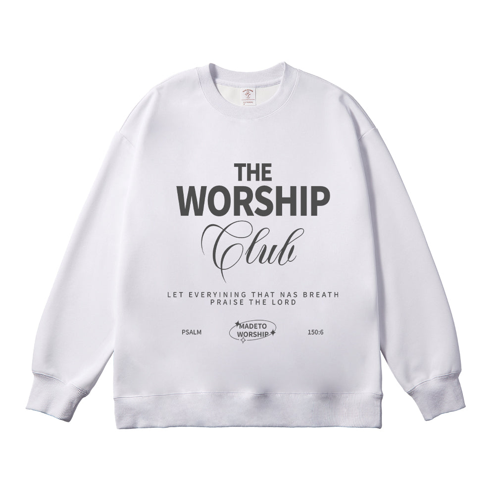 The Worship Psalm 150:6 Unisex Cotton Sweatshirt