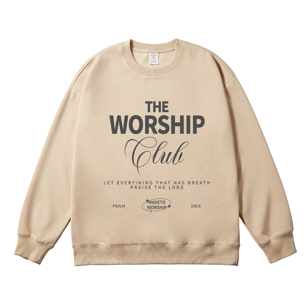 The Worship Psalm 150:6 Unisex Cotton Sweatshirt