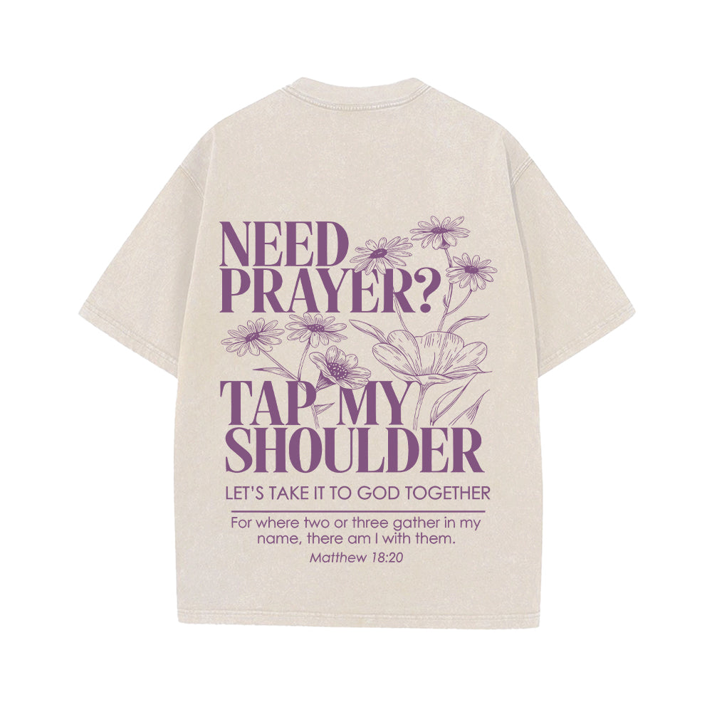 Let's Take It to God Together Unisex Washed T-shirt