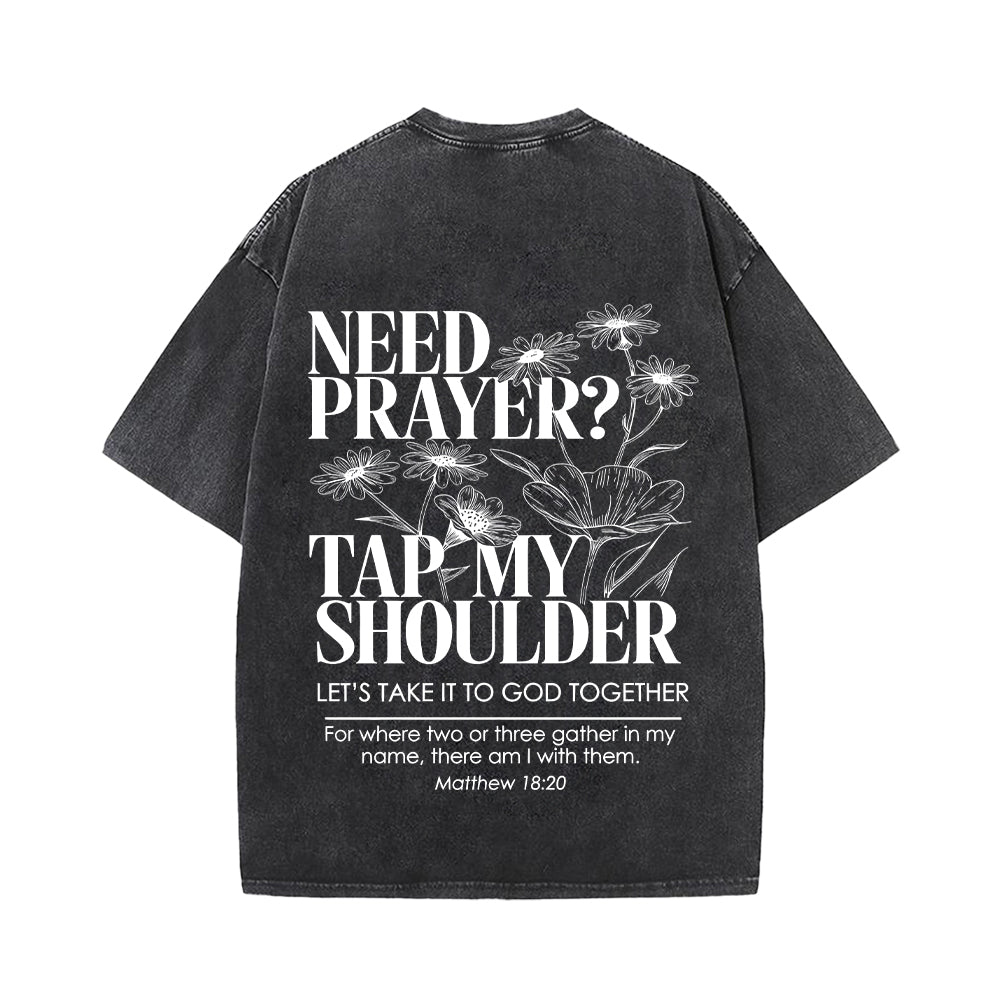 Let's Take It to God Together Unisex Washed T-shirt