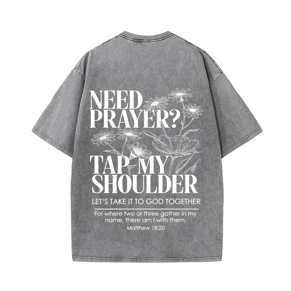 Let's Take It to God Together Unisex Washed T-shirt