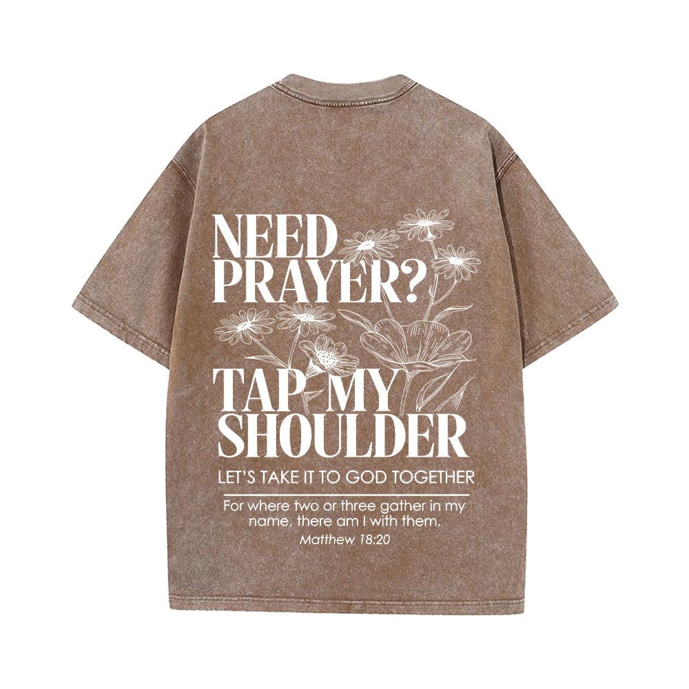 Let's Take It to God Together Unisex Washed T-shirt