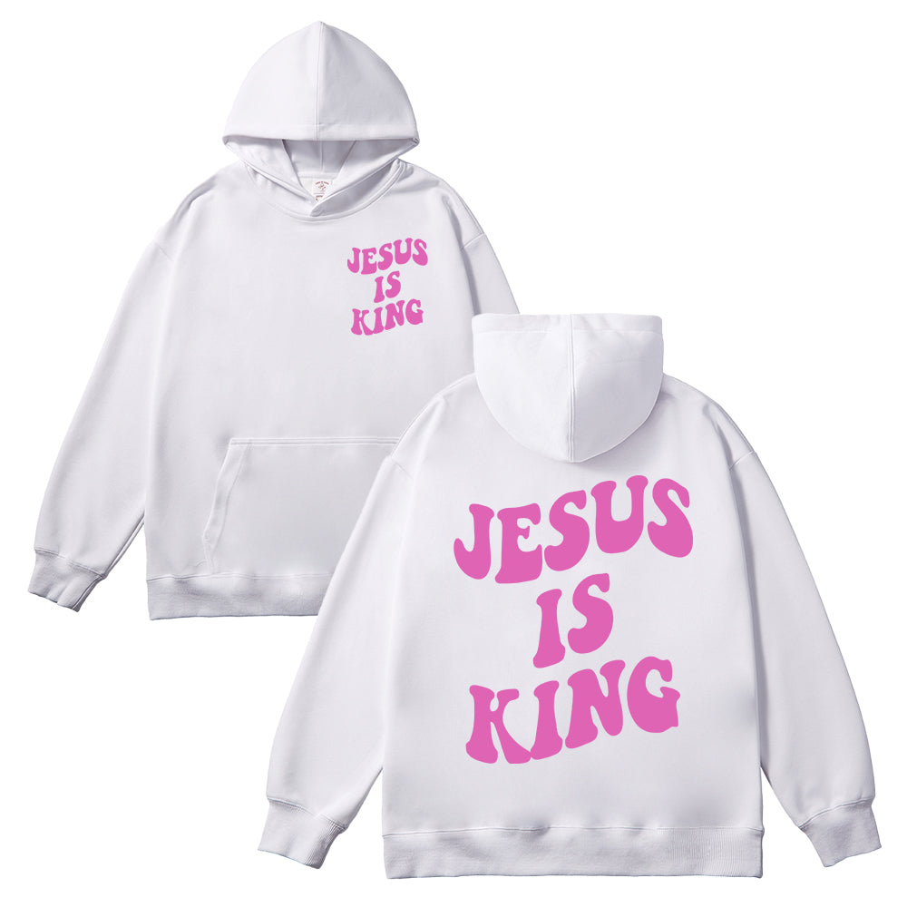 Jesus Is King Unisex Cotton Hoodie