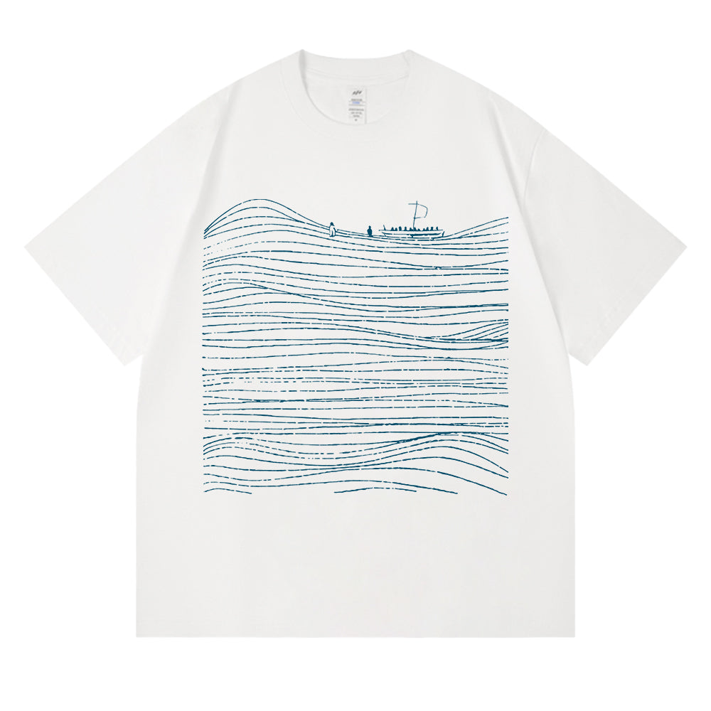 Walk on Water Boho Faith Unisex Cotton T-shirt