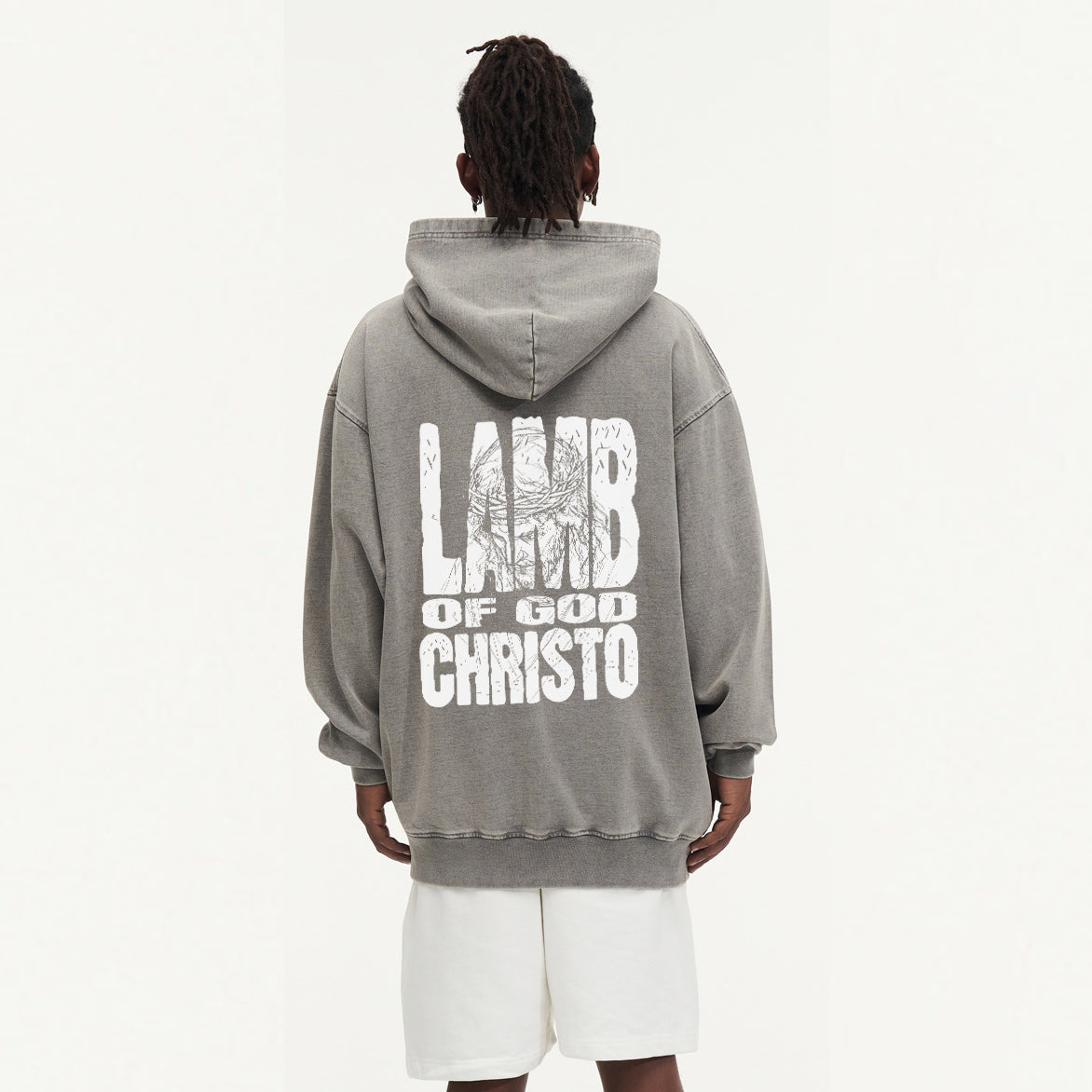 Lamb of God Christo Christian Unisex Washed Hoodie