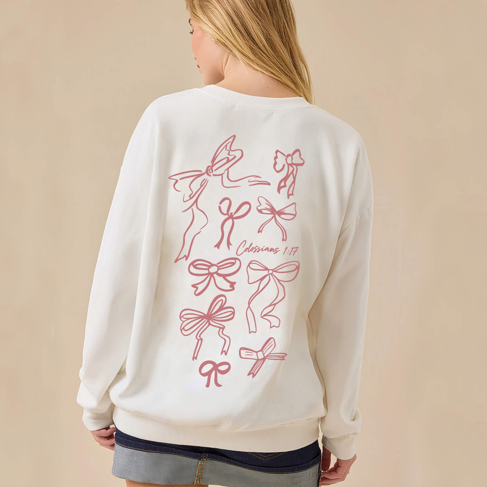 He Holds All Together Unisex Cotton Sweatshirt