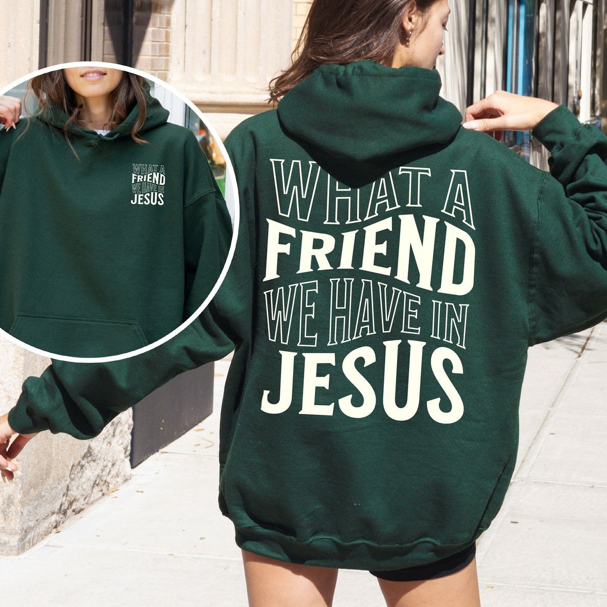What a Friend We Have in Jesus Unisex Cotton Hoodie